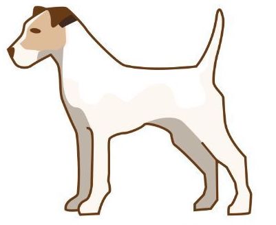 casas en sl sur logotipo perro