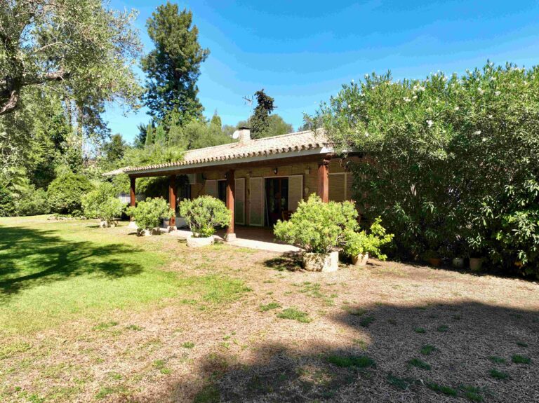 Una casa en una gran parcela de 3.387 m2 frente a la plaza del Caballo en Jerez